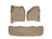 WeatherTech DigitalFit Floor Liners for Ford [Covers Front & Rear Row, Tan] | 45002-1-2