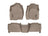 WeatherTech DigitalFit Floor Liners for Cadillac/Chevrolet/GMC [Covers Front & Rear Row, Tan] | 450031-450612