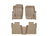 WeatherTech DigitalFit Floor Liners for Explorer/Mountaineer [Covers Front & Rear Row, Tan] | 45006-1-2