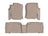 WeatherTech DigitalFit Floor Liners for 2009 2008 2007 2006 2005 2004 2003 Toyota 4Runner [Covers Front & Rear Row, Tan] | 45011-1-2