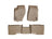 WeatherTech DigitalFit Floor Liners for Commander/Grand Cherokee [Covers Front & Rear Row, Tan] | 45013-1-2