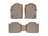 WeatherTech DigitalFit Floor Liners for 2007 2006 2005 Toyota Tacoma [Covers Front & Rear Row, Tan] | 45021-1-4