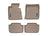 WeatherTech DigitalFit Floor Liners for 2010 2009 2008 2007 2006 2005 2004 BMW X3 [Covers Front & Rear Row, Tan] | 45038-1-2