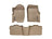 WeatherTech DigitalFit Floor Liners for Explorer/Mountaineer [Covers Front & Rear Row, Tan] | 45043-1-2