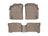 WeatherTech DigitalFit Floor Liners for 2007 2006 2005 Toyota Sequoia [Covers Front & Rear Row, Tan] | 45044-1-3