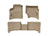 WeatherTech DigitalFit Floor Liners for Cayenne/Touareg [Covers Front & Rear Row, Tan] | 45045-1-2