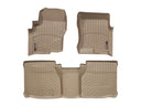 WeatherTech DigitalFit Floor Liners for Frontier/Equator [Covers Front & Rear Row, Tan] | 45047-1-2