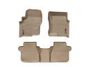 WeatherTech DigitalFit Floor Liners for Frontier/Equator [Covers Front & Rear Row, Tan] | 45047-1-3