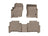 WeatherTech DigitalFit Floor Liners for 2008 2007 2006 2005 Nissan Frontier [Covers Front & Rear Row, Tan] | 45047-1-4