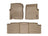 WeatherTech DigitalFit Floor Liners for F-150/F-150 Heritage [Covers Front & Rear Row, Tan] | 45048-1-2