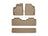 WeatherTech DigitalFit Floor Liners for 2014 2013 2012 2011 2010 2009 2008 2007 2006 Honda Ridgeline [Covers Front & Rear Row, Tan] | 45050-1-2