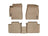WeatherTech DigitalFit Floor Liners for 2006 2005 2004 2003 2002 Toyota Camry [Covers Front & Rear Row, Tan] | 45051-1-2
