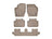 WeatherTech DigitalFit Floor Liners for 2014 2013 2012 2011 2010 2009 2008 2007 2006 2005 2004 2003 Volvo XC90 [Covers Front & Both Rear Rows, Tan] | 45053-1-2-3