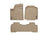 WeatherTech DigitalFit Floor Liners for 2008 2007 2006 Honda Pilot [Covers Front & Rear Row, Tan] | 450591-450222