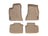 WeatherTech DigitalFit Floor Liners for Chrysler/Dodge [Covers Front & Rear Row, Tan] | 45069-1-2