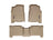WeatherTech DigitalFit Floor Liners for Chevrolet/GMC/Isuzu [Covers Front & Rear Row, Tan] | 45076-1-2