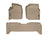 WeatherTech DigitalFit Floor Liners for LX470/Land Cruiser [Covers Front & Rear Row, Tan] | 45077-1-2