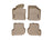 WeatherTech DigitalFit Floor Liners for Volkswagen [Covers Front & Rear Row, Tan] | 45080-1-2