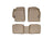 WeatherTech DigitalFit Floor Liners for 2011 2010 2009 2008 2007 Toyota Camry [Covers Front & Rear Row, Tan] | 45084-1-2