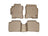 WeatherTech DigitalFit Floor Liners for 2009 2008 2007 2006 2005 2004 Toyota Prius [Covers Front & Rear Row, Tan] | 45085-1-2