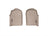WeatherTech DigitalFit Floor Liners for 2005 Chevrolet LUV [Covers Front Row, Tan] | 450991