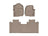 WeatherTech DigitalFit Floor Liners for F-250 Super Duty/F-350 Super Duty [Covers Front & Rear Row, Tan] | 4510121-456975