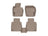 WeatherTech DigitalFit Floor Liners for 2020 2019 2018 Volvo S90 [Covers Front & Rear Row, Tan] | 451018-1-3