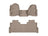 WeatherTech DigitalFit Floor Liners for F-250 Super Duty/F-350 Super Duty [Covers Front & Rear Row, Tan] | 4510321-4510123