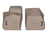 WeatherTech DigitalFit Floor Liners for 2020 2019 2018 2017 Lincoln Continental [Covers Front Row, Tan] | 4510341
