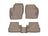WeatherTech DigitalFit Floor Liners for 2019 2018 2017 Lincoln MKC [Covers Front & Rear Row, Tan] | 4510521-454593