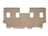 WeatherTech DigitalFit Floor Liners for Expedition/Navigator [Covers Rear (2nd) Row, Tan] | 451073