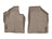 WeatherTech DigitalFit Floor Liners for 2009 Hyundai Santa Fe [Covers Front Row, Tan] | 4510761