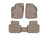 WeatherTech DigitalFit Floor Liners for 2022 2021 2020 2019 2018 Volkswagen Atlas [Covers Front & Rear Row, Tan] | 451084-1-4