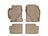 WeatherTech DigitalFit Floor Liners for 2008 2007 2006 2005 2004 2003 Toyota Corolla [Covers Front & Rear Row, Tan] | 45109-1-2
