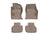 WeatherTech DigitalFit Floor Liners for 2022 2021 2020 2019 2018 2017 2016 Jaguar XF [Covers Front & Rear Row, Tan] | 4511031-4510032