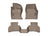 WeatherTech DigitalFit Floor Liners for 2020 2019 2018 2017 Jaguar XE [Covers Front & Rear Row, Tan] | 4511031-458642