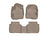 WeatherTech DigitalFit Floor Liners for 2022 2021 2020 2019 2018 2017 Honda CR-V [Covers Front & Rear Row, Tan] | 451110-1-2