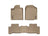 WeatherTech DigitalFit Floor Liners for 2013 2012 2011 2010 2009 2008 2007 Acura MDX [Covers Front & Rear Row, Tan] | 45114-1-2