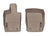WeatherTech DigitalFit Floor Liners for 2021 2020 2019 2018 2017 Porsche Panamera [Covers Front Row, Tan] | 4511801