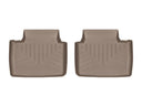 WeatherTech DigitalFit Floor Liners for 2021 2020 2019 2018 2017 Porsche Panamera [Covers Rear (2nd) Row, Tan] | 4511802