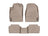 WeatherTech DigitalFit Floor Liners for 2020 2019 2018 Hyundai Elantra GT [Covers Front & Rear Row, Tan] | 451201-1-2