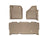 WeatherTech DigitalFit Floor Liners for F-250 Super Duty/F-350 Super Duty [Covers Front & Rear Row, Tan] | 451201-450023