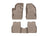 WeatherTech DigitalFit Floor Liners for 2022 2021 2020 2019 2018 2017 Jeep Compass [Covers Front & Rear Row, Tan] | 451205-1-2