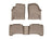 WeatherTech DigitalFit Floor Liners for 2009 2008 2007 2006 2005 2004 2003 Lexus GX470 [Covers Front & Rear Row, Tan] | 451211-450702