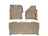 WeatherTech DigitalFit Floor Liners for F-250 Super Duty/F-350 Super Duty [Covers Front & Rear Row, Tan] | 451261-450023