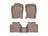 WeatherTech DigitalFit Floor Liners for 2015 2014 2013 2012 Honda Crosstour [Covers Front Row, Tan] | 4512771