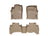 WeatherTech DigitalFit Floor Liners for Chevrolet/GMC [Covers Front & Rear Row, Tan] | 4513061-450669
