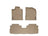 WeatherTech DigitalFit Floor Liners for 2013 2012 2011 2010 2009 2008 Toyota Highlander [Covers Front & Rear Row, Tan] | 451311-451152