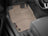 WeatherTech DigitalFit Floor Liners for 2021 2020 2019 Volkswagen Jetta [Covers Front Row, Tan] | 4513171