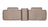 WeatherTech DigitalFit Floor Liners for QX50/QX55 [Covers Rear (2nd) Row, Tan] | 4513372